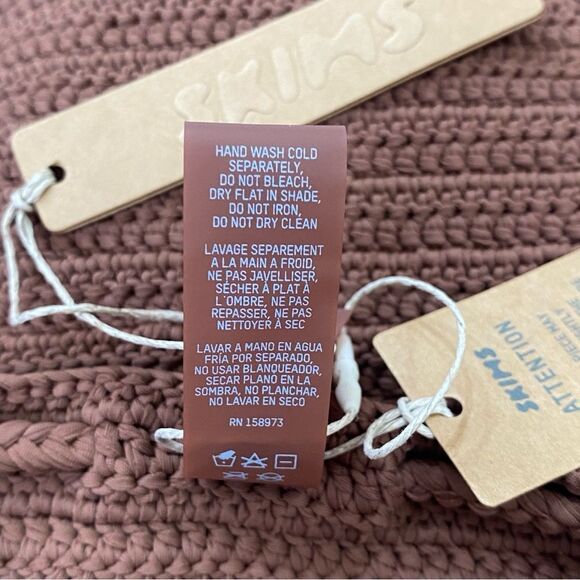 SKIMS Jasper Crochet Swim Skirt Sz 3X NWT - Picture 10 of 15